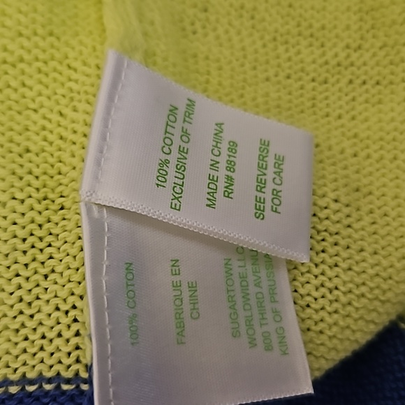 Lilly Pulitzer Adair Limoncello Striped Pullover sweater - Picture 3 of 5